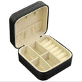 Black Travel Jewelry Box Organizer Jewelry Box Women Gift Pu Jewelry Box
