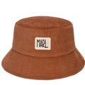 Custom Tan Colour Embroidery logo Unisex Bucket Hat Corduroy Hat