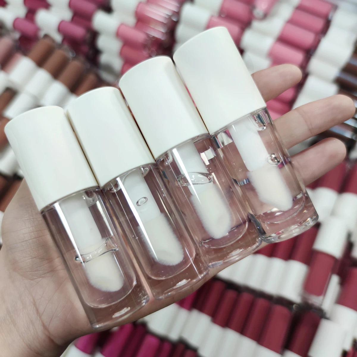 Custom Your Brand Lipgloss Vendor Private Label clear Vegan Lip Gloss