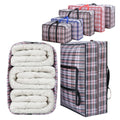 Dustproof Large Capacity Storage Bag Quilt & Clothes Organizer With Zipper and Handles for Closet