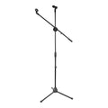 Professional Anti-Stepping Double Clip Wireless Microphone Stand Lift Stage Floor Stand for Concerts & Events Musi