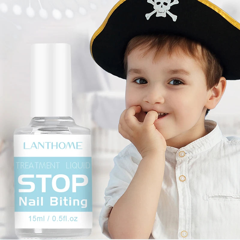 Bite It the Easy Way to Stop Nail Biting Bitter No Bite Polish Kids or Adults Promotes Nail Growth