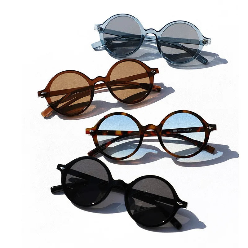 2025 Fashion Vintage Women Big Frame Sunglasses Retro Oversized Round Uv400 Sunglasses