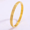 Women's Crystal 18K Gold Plated Roman Zircon Jewelry Bracelets Stainless Steel Fashion Bracelet Bangles