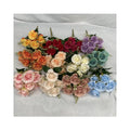 CustomRose Artificial Flower 9-Head Fruit Round Roses Artificial Flowers for Wedding Decoration
