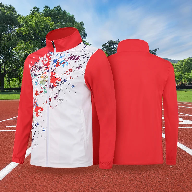 2025 Custom LOGO Men's Football Soccer Jacket and Pants  Soccer Jacket Tracksuits Plus Size Sportswear