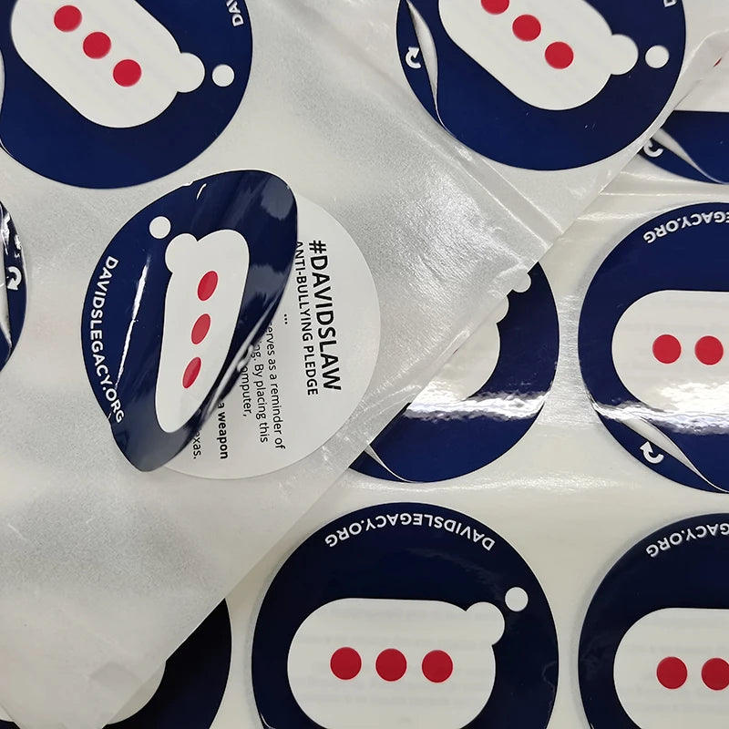 Custom Printing Strong Adhesive Label Multi Layer Labels Booklet Folding Stickers Double Layers Labels for Electronics MegaBDM