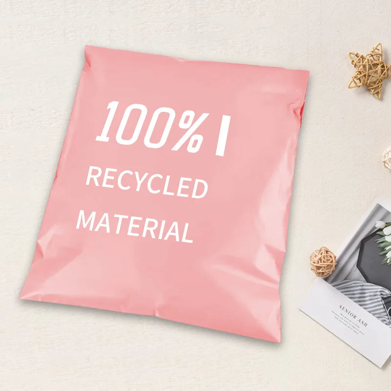 Grey Poly Mailers 30 Size 100Cm Plastic Mailing Bags Clothing Packaging for Courrier Shipping Products Thank You for Suits