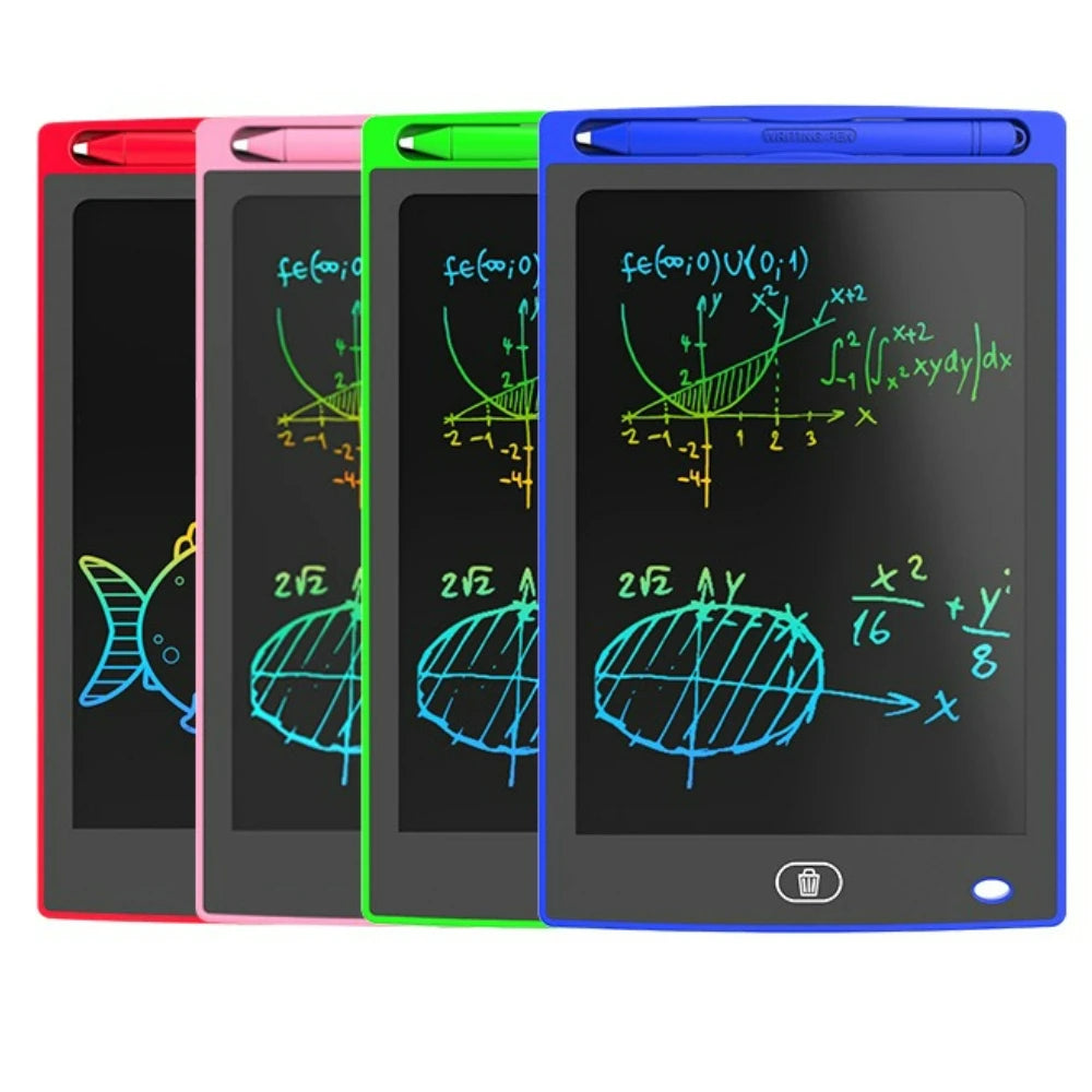 Custom Logo 8.5Inch LCD Digital Writing Pad Multicolor Educational Drawing Doodle Toy ABS Material for Memo and Gift Writing