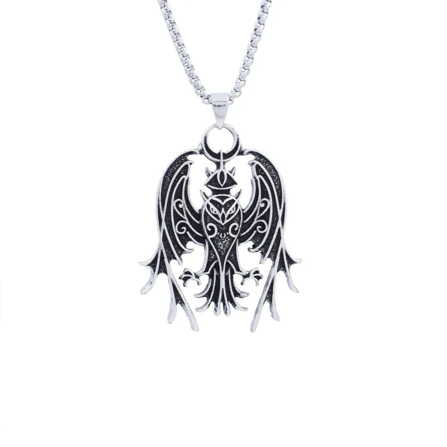 Viking Celtics Owl Gift Amulet  Pendant  Necklace