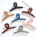 Mio Ins Korean 11cm Fashion Women Acrylic Hair Clip Accessories Matte Plastic Hair Claw Clips for Thick Hair