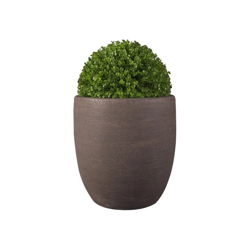 Nordic Style Garden Planter Pot Fiberglass Flowerpots Vase for Garden Hotel Courtyard Villa