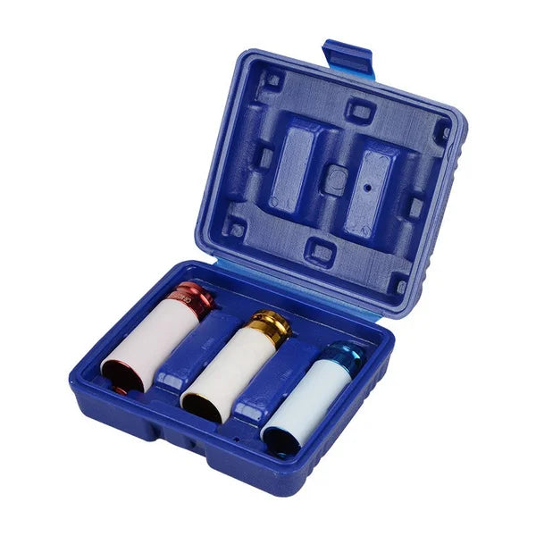 1/2"Alloy Thin Wall Wheel Deep Impact Nut Socket Driver Set