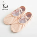 Girls RAD Exams Unisex Children's Cotton Canvas Slip-On Design Ballet Dance Shoes With Comfortable Soft Fabric Lining
