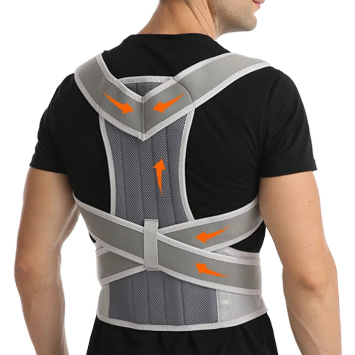 CE Certified EVA Adjustable Posture Corrector Belt with Strong Tensile Force for Men and Women-Bodybuilding Fitness Home Use