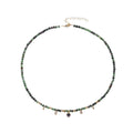 Personalized Gemstone Stainless Steel Chain Necklace Wholesale Natural Jewelry Stone Chain Choker Necklace