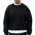 Men's Oversize 100% Cotton Pullover High Quality Drop Shoulder Casual French Terry Crew Neck Sweatshirt Custom Solid for Autumn