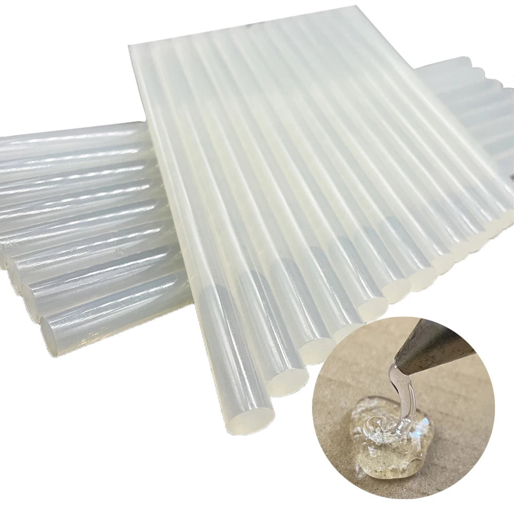 Construction Silicone Bar Resin Hot Melt Glue Stick Good Bonding for General Use on Foam & Plastic Compatible with Glue Gun
