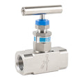 Stainless Steel Forged Needle Valve 1/2 NPT Female Thread 6000psi Needle Shut Off Valve