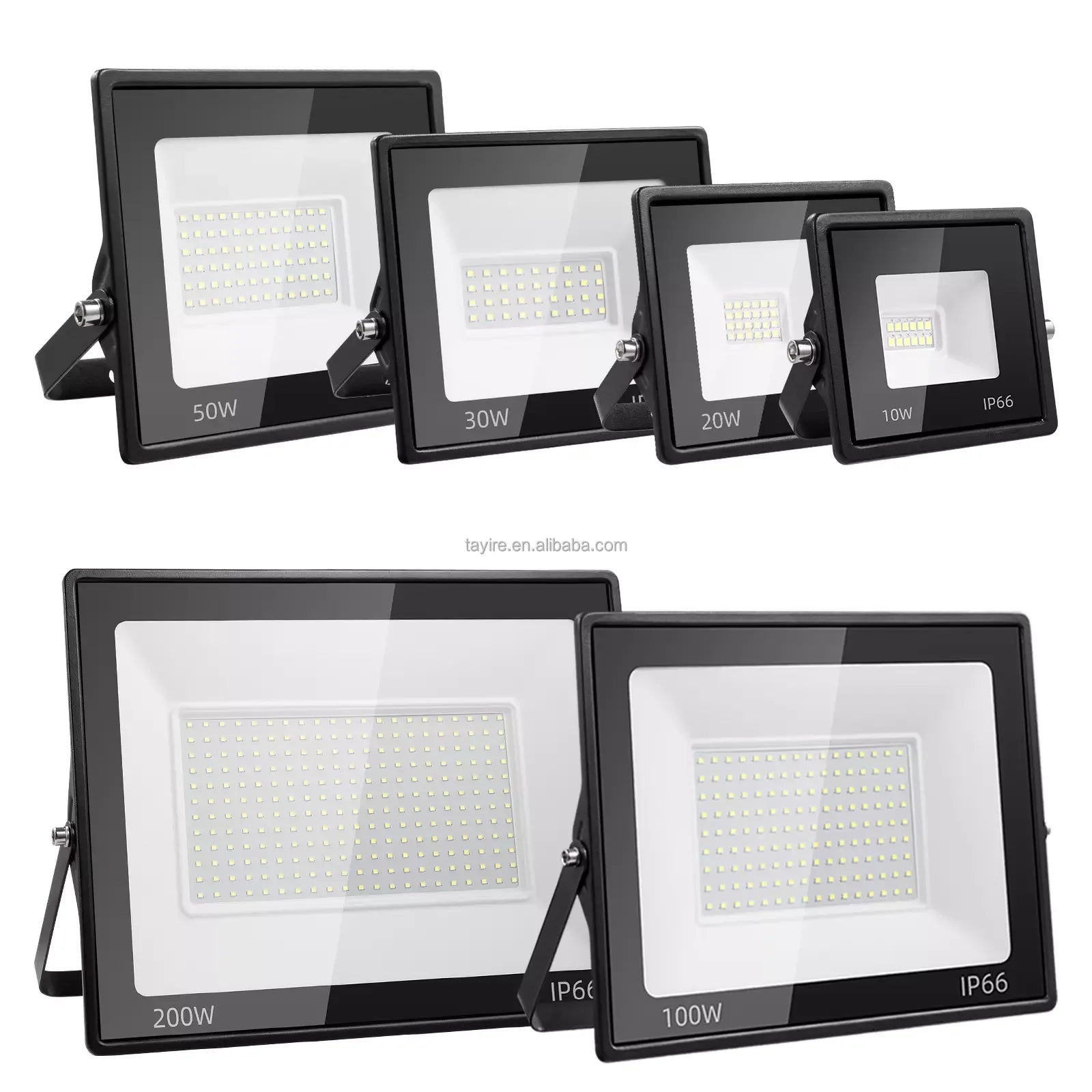 Outdoor Flood Light IP66 Waterproof SMD Chip LED Floodlight Super Bright Spotlight Projector 10W 20W 30W 50W