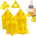 10pcs DIY Mini Cone Paint Stands Customizable Plastic Triangle Pyramid Stands with Cabinet Door Risers OEM Support Available