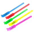 Factory Custom Cheap Vinyl l Shaped Pvc Festival Wristbands for Events with logo