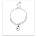 Stylish New S925 Sterling Silver Percussion Design Niche Star Bracelet for Women