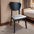 2025 New Design Commercial Furniture Modern Wood Legs Dining Chair with PU Leather Upholstered Seating