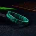 Natural Malachite Crystal Crafts Bracelet Rough Stone Ornaments for Festive Gifts Jewelry