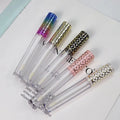 Yueshunxing 4ml Round Hollow Out Pattern Empty Lip Gloss Tube with Brush