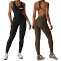 Custom LOGO Women Solid Color  Sport Shockproof Women Jumpsuit Nylon With High Quality One Piece Bodysuit