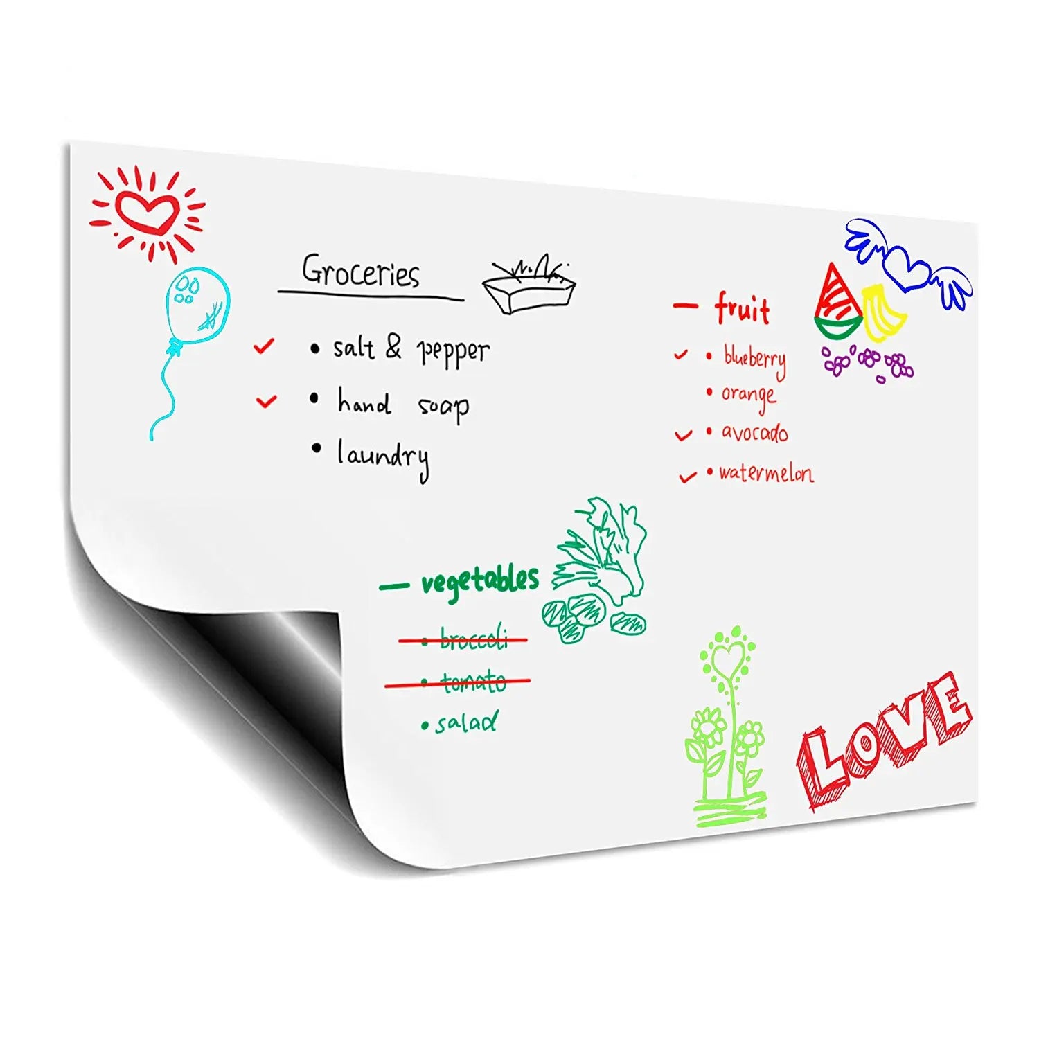 Best Price Dry Erase Whiteboard Fridge Calendar Self Adhesive Wall Sticker