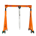 Motorized Travelling  a Frame Portable 4 Wheels Construction Building Mobile Mini Gantry Crane for Warehouse Material Lifting