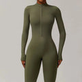 Hot Sale Customized Women's Sports Bodysuits & Jumpsuits Gym Fitness Casual Plain Nylon Spandex Butt Lift Shapewear Jumpsuits