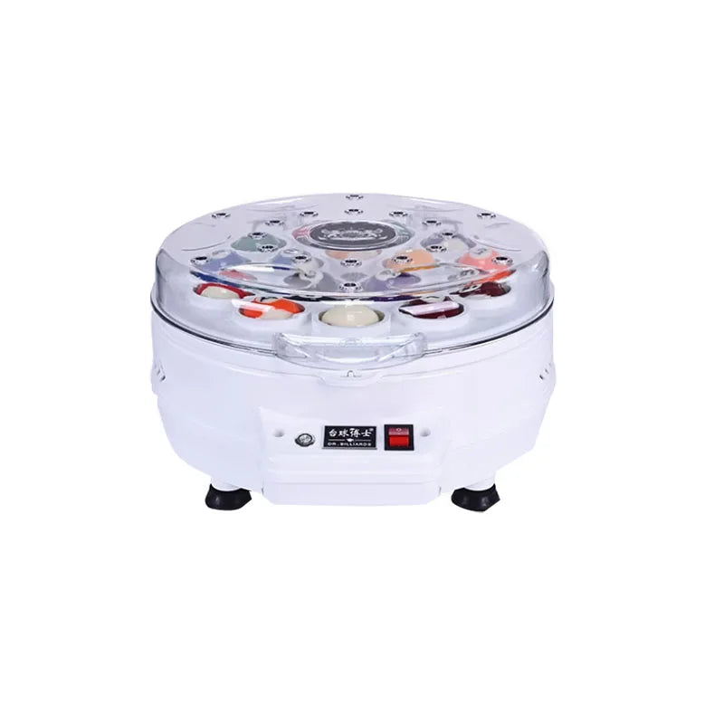 Professional 16-Piece 2-1/4 Inches 57.2 mm Pool Ball Billiard Washer Durable Metal Plastic Cleaning Machine Snooker Billiard