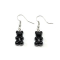 11 Colors Cute Candy Jelly Colour Acrylic Resin Diy Dangle Ear Rings Accessories Jewelry Teddy Gummy Bear Earrings for Girls