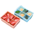 Refrigerator Silicone Ice Cube Mold Frozen Chocolate Cube Mold Heat Resistant Washable Household Jelly Silicone Mold Tray