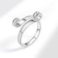 Adjustable Crochet Loop Knitting Ring for Faster Knitting Knitting Tool Hoop Ring Yarn Guide Finger Holder Braided Ring