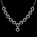 Sterling Silver 5*6mm Semi Mount Necklace Empty Support Blank Claw Setting S925 Base Holder Without Center Stone for DIY Inlay