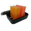 Green Nature Bamboo Fiber Degradable Eco Friendly Zero Waste Soap Box Holder Rectangle Black Bath Kitchen Soap Bar Rack Dish Lid