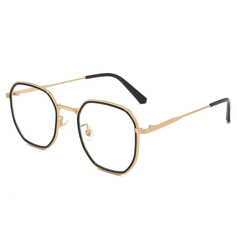 Alloy Material Irregular Women Wholesale Mens Spectacle Glasses Optical Anti Blue Light Computer Glasses MegaBDM