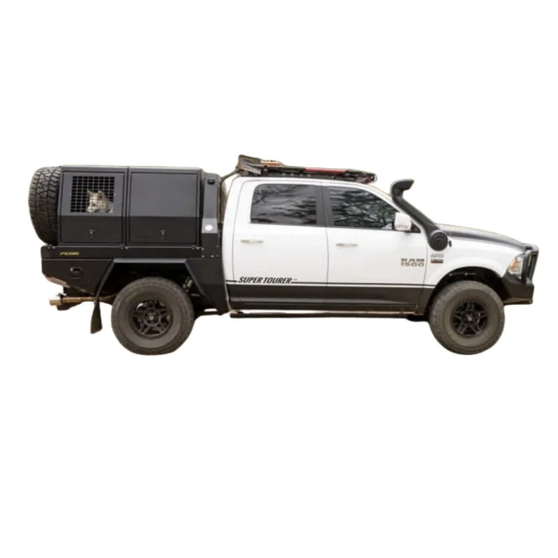 OEM  Single Cab Aluminum Transport Dog Box for Truck Ute Box Dog Box Ute Tray