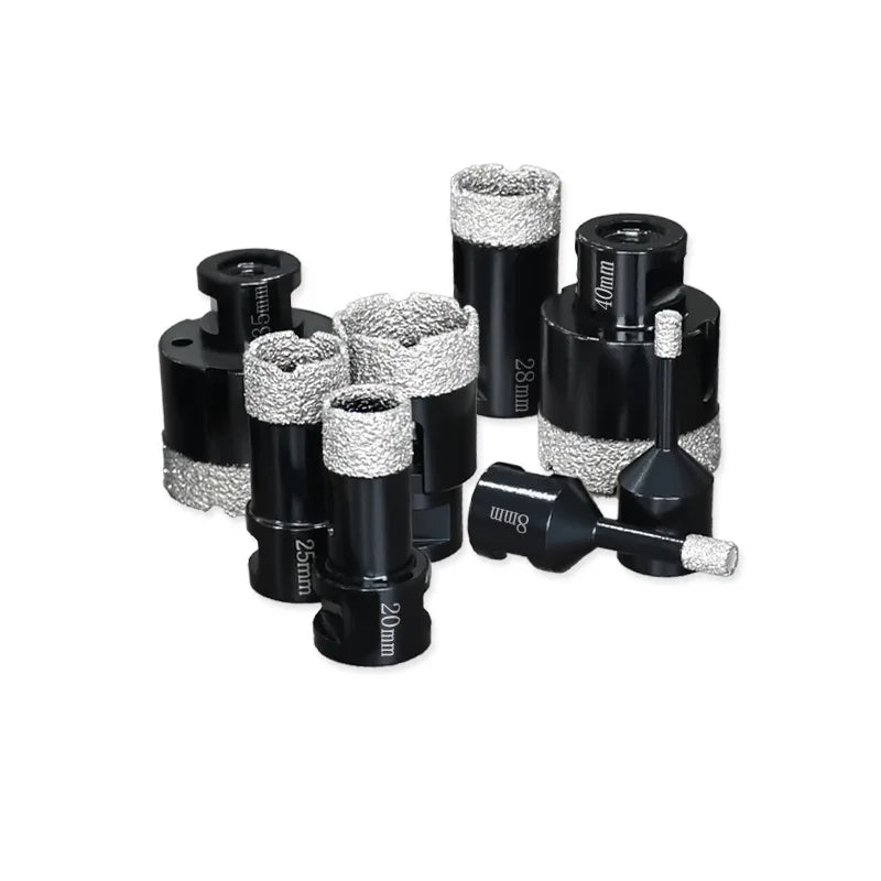 XMGT 6-120mm Ceramic Hole Saw Drills Diamond Core Bit Set Crown Vacuum Brazed Cut Drill Bits for Glass Marble Ceramic Tile