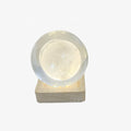 3D Moon Crystal Ball Night Light LED Stand Hand Made K9 Crystal Souvenir Gift Decoration Figurine Lamp
