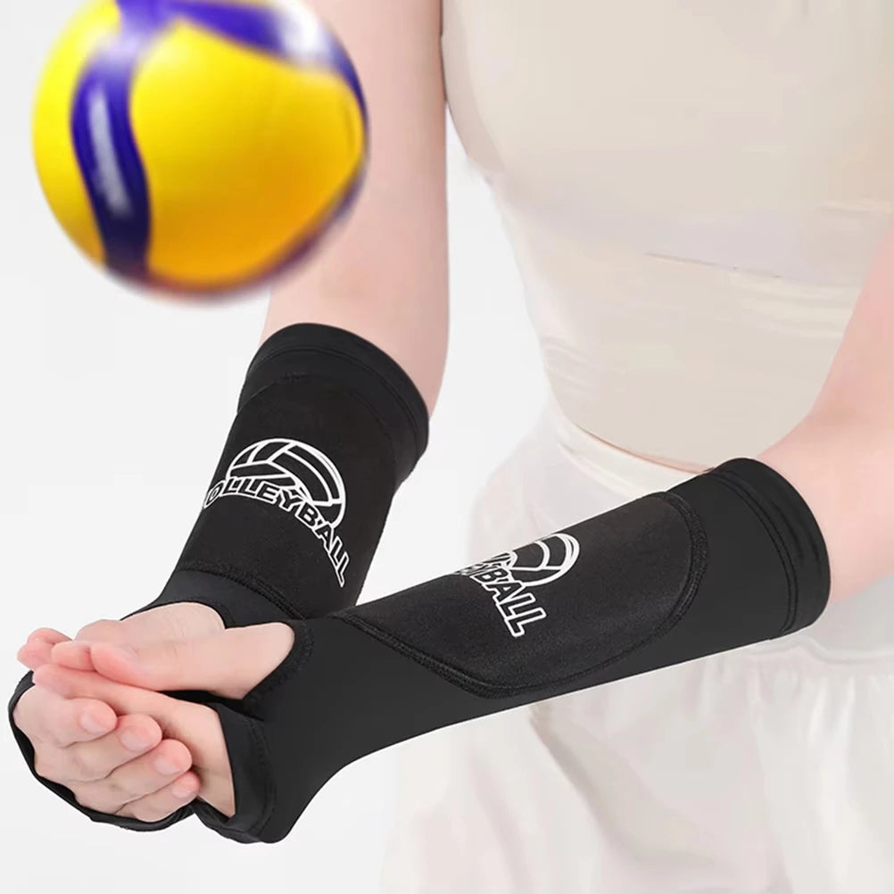 Volleyball Training Equipment Passing Hitting With Protection Pads Thumb Hole Hand Arm Forearm Sleeves Wrist Guard Support Brace MegaBDM