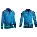 Customize Fishing Polo Shirts for Men Casual Long Sleeve Button Down Lapel Shirt Sun Protection Breathable Blouse Tops