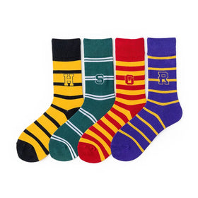 Custom High-Quality Letter Jacquard Embroidered Print Hip-Hop FFn Men's Winter Sports Ins Cotton Crew Socks With Logo