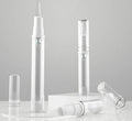 100pcs 5ml 10ml 15ml Vacuum Airless Pump Bottles Empty Cosmetic Serum Packaging Refillable Storage Container Screen Printed Eye