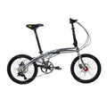 Ultra Light 20-Inch Aluminum Alloy LADDER FRAME Folding Bicycle with Front Fork Riser for Kids' Bikes 2.3kg Portable