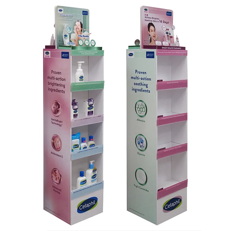 Hot Selling FSDU Cardboard for Pop Display Stands Effective Organizers for Dog Poop Bags Floor Display Units for Point of Sale